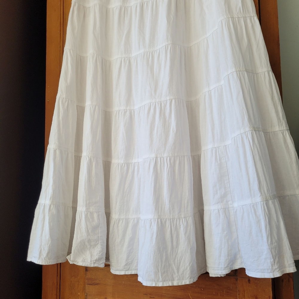 Wilfred White Tiered Midi Skirt - Picture 7 of 14